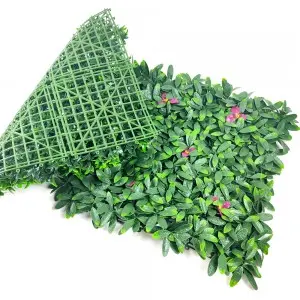Artificial Plant Wall Vertical Garden Plastic Plant Hedge Wall Boxwood Hedge Panel for Home Decoration