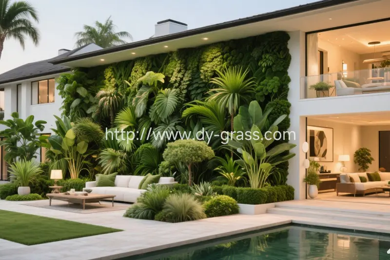 Elevating Luxury Homes with Greenwalls and Faux Greenery
