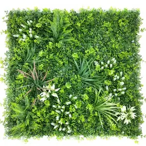 Vertical Garden Wall For Indoor Outdoor Decor UV Protection Plastic High Quality Green Plant Panels Tropical flavour