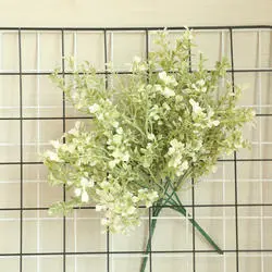 Artificial Four Leaf Clover Bushes Faux Plastic Greenery Plant Artificial Flowers for Decoration