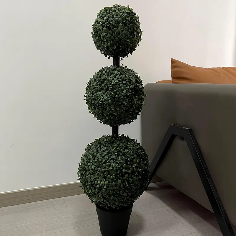 90cm Artificial Trees Boxwood Topiary Ball bonsai grass plants Artificial Boxwood Topiary Tree Featured Image