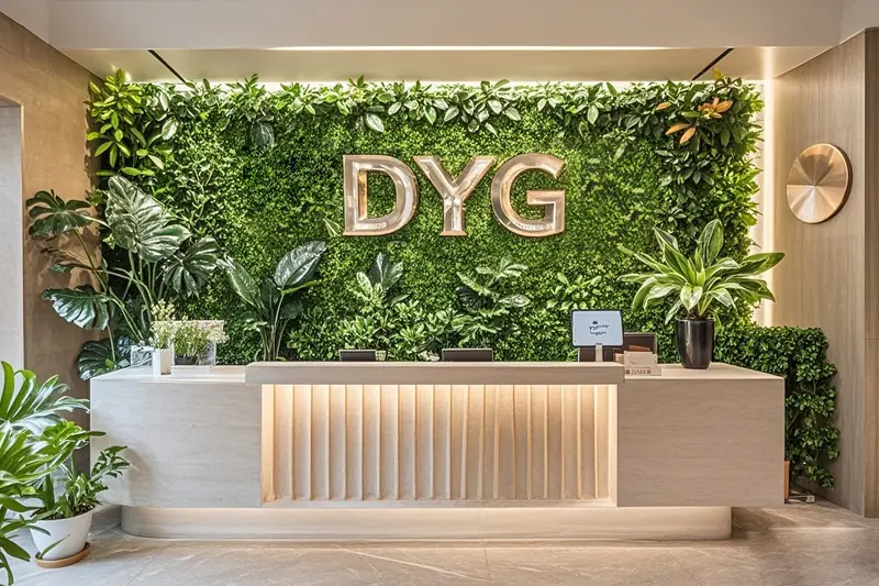 The production process and process of artificial plant wall