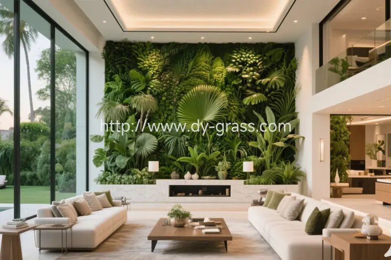 Elevating Luxury Homes with Greenwalls and Faux Greenery