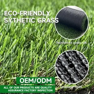 Green Turf Carpet Grass Artificial Outdoor Artifical Grass 30mm For Roof Garden