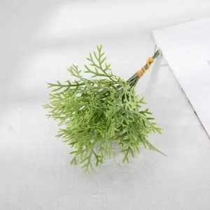 Faux Living Wall Accessory Green Plant Bunch Home Decor Artificial Florets