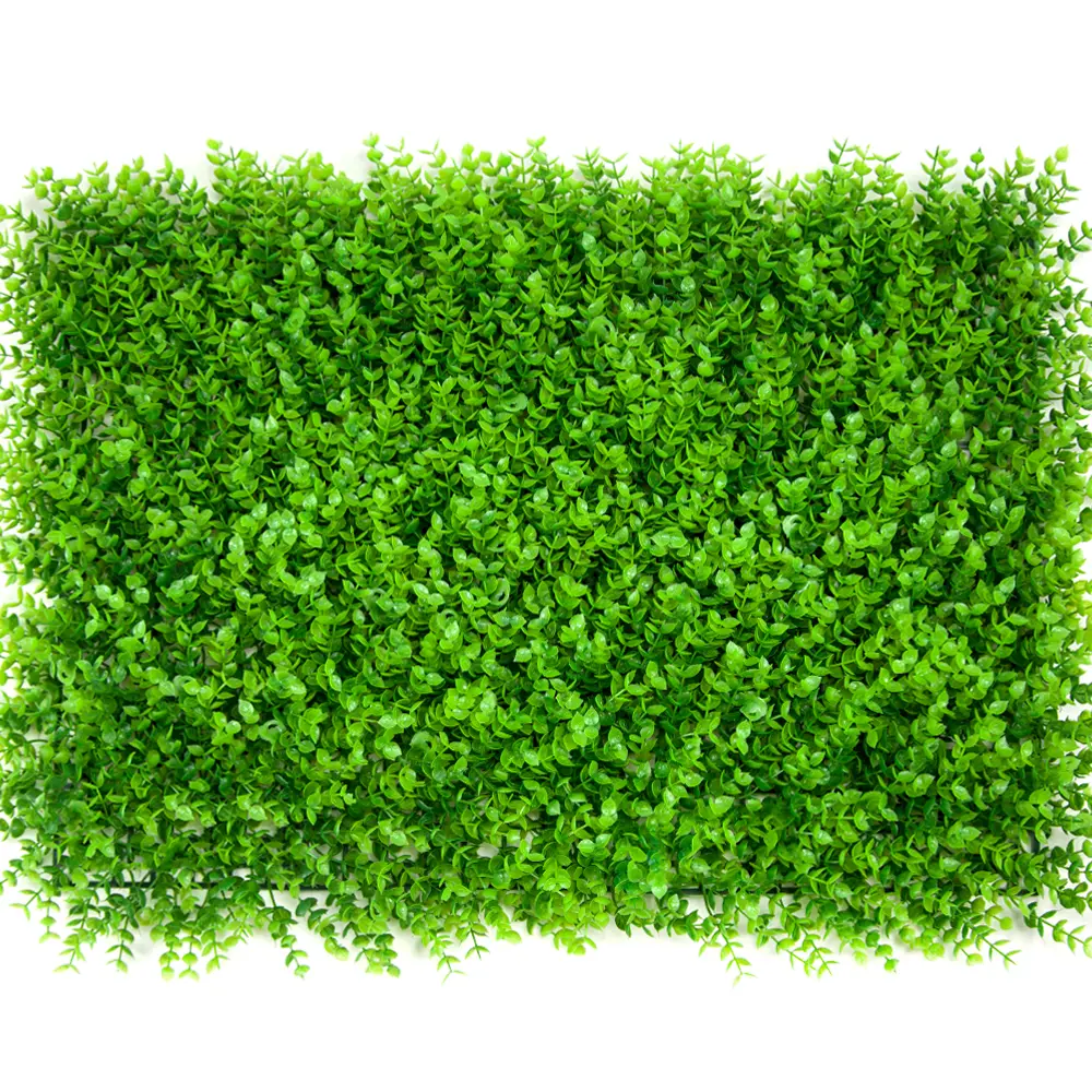 Manufactory Plastic Artificial Milan Grass Green Plant Panel Backdrop Grass Wall For Display Home Decoration Featured Image