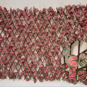 Expandable Faux Privacy Fence, Artificial Fake Ivy Fence For Home Decoration, Fencing Panel
