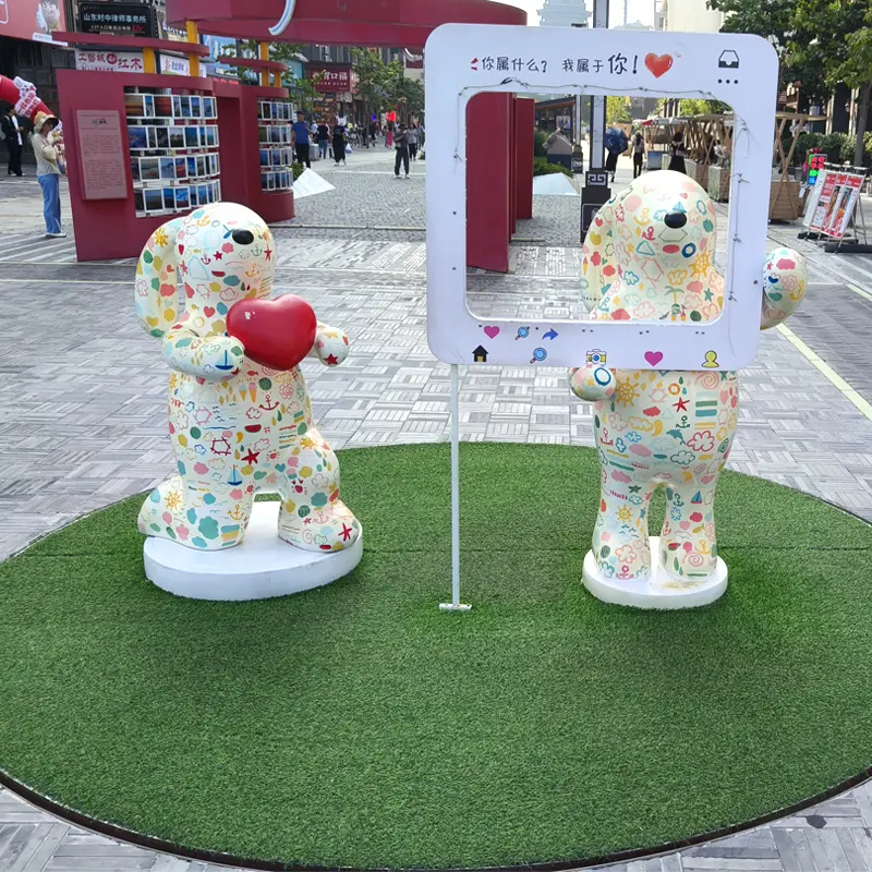 Low prices high quality custom print circular pattern artificial grass Featured Image