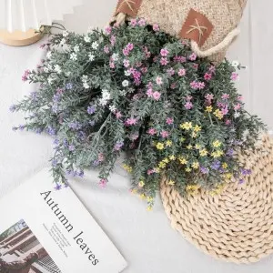 Babys Breath Artificial Flowers Gypsophila Real Touch Flowers for Wedding Party Home Garden Decoration