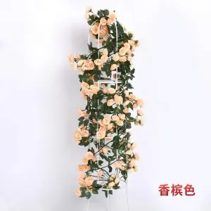 Hanging Plant Flowers Rattan Fake Vines Ivy Leaves Artificial Ivy Garland Greenery Vines Aesthetic Silk Ivy Vines 3 buyers
