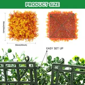 Red Maple Leaf Decorative Hanging Artificial Plant Grass Wall Green Leaf For Decoration