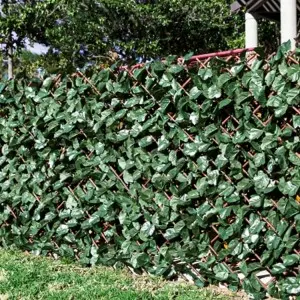 Single Side Expandable Faux Artificial Ivy Fencing
