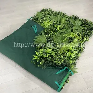 Wedding Greenery Wall White Green Hanging Plants Flower Wall 5D Roll up Green Walls