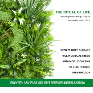 Uv Greenery Backdrop Wall Faux Eucalyptus Hedge Green Wall Decor Landscaping Artificial Boxwood Hedge wall of plants