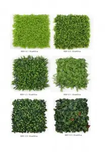 Artificial Flowers Boxwood Grass 50*50cm Garden Backyard Fence Greenery Wall Decor Backdrop Panels Topiary Hedge Plant