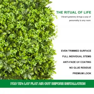 Artificial Boxwood Hedge Vertical Garden Plastic Plant Hedge Wall 50cm*50 cm &1M*1M Boxwood Hedge Panel Home Decoration