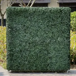 Artificial Boxwood Panel Vertical Green Wall Outdoor Fence Panels Artificial Foliage Grass Hedge Fence Plante Artificielle