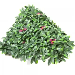 Artificial Plant Wall Vertical Garden Plastic Plant Hedge Wall Boxwood Hedge Panel for Home Decoration