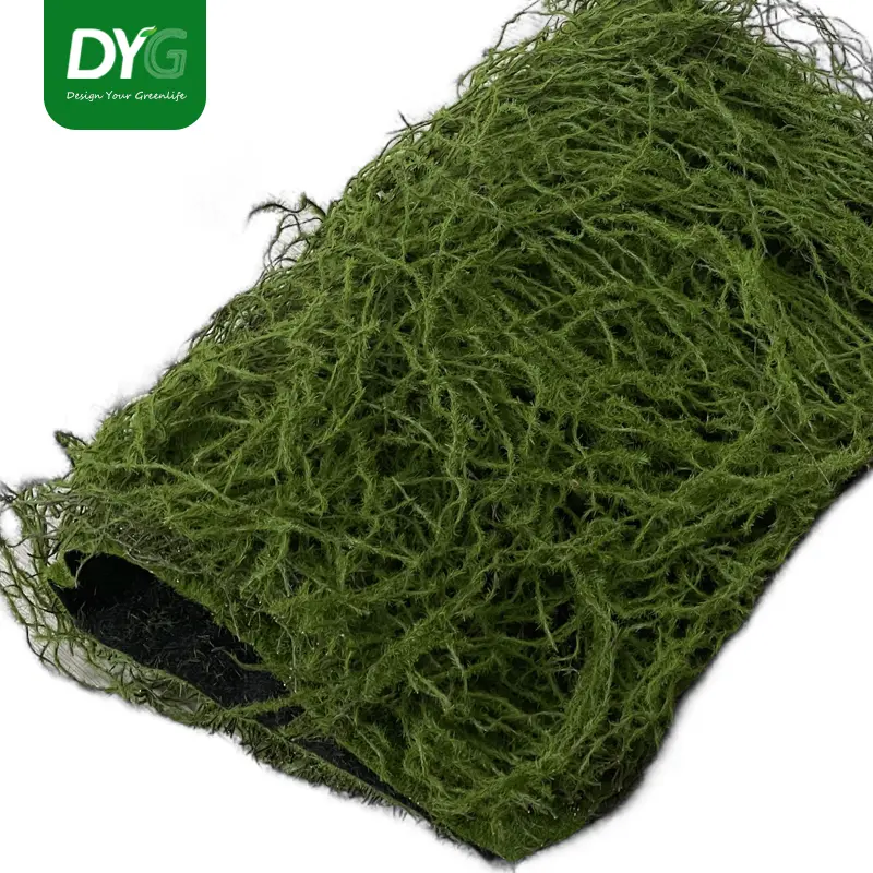 Faux moss plant wall green moss grass turf artificial moss mat for Bonsai/wall decoration Featured Image