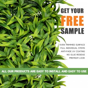 Artificial Boxwood Panels, Grass Wall Panels 20″x20″, Privacy Hedge Fence Screen with UV Protection, Fake Greenery Backdrop for Indoor Wedding and Outdoor Garden Backyard