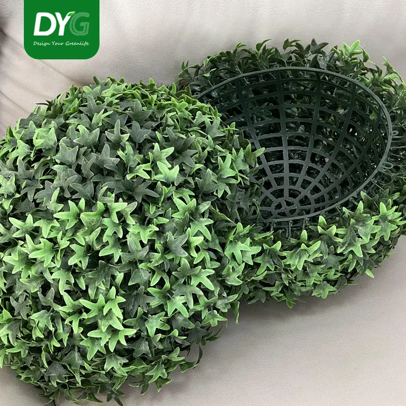 Artificial Plant Boxwood Topiary Balls UV Protected Faux Plants Decorative Balls for Outdoor Patio Garden Balcony Featured Image