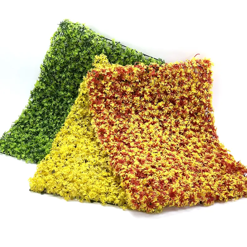 New Design Garden Decor Plastic Fake Green Grass Plant Wall Artificial Featured Image