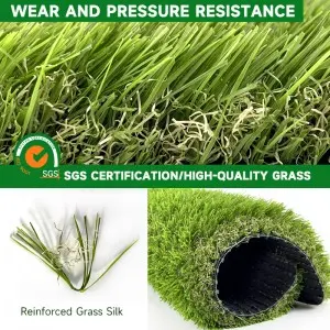 Garden Synthetic Artificial Grass Turf 10mm 15 mm 20 mm 25 mm 30 mm Pile Height Faux Grass Turf