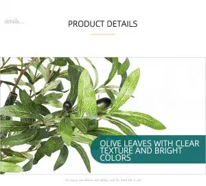 120cm 3.95FT Artificial Olive Tree Faked Faux Olive Tree Plant for Home Office Shopping Mall Store Decoration