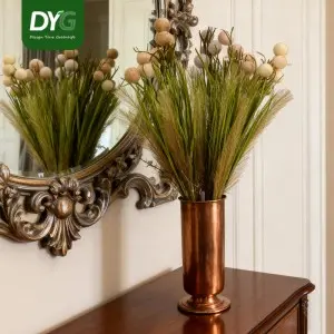 Wholesale Artificial Feather Grass Flower Bouquet for Home Table Centerpiece Office Decor