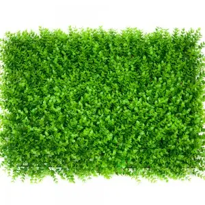 Manufactory Plastic Artificial Milan Grass Green Plant Panel Backdrop Grass Wall For Display Home Decoration