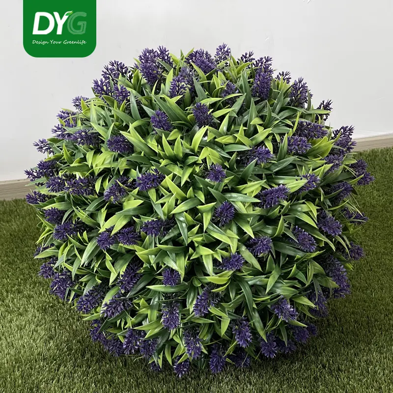 2 PCS 15.7 inch 3 Layers Artificial Plant Topiary Ball Faux Boxwood Decorative Balls for Backyard, Balcony,Garden, Wedding and Home Décor Featured Image