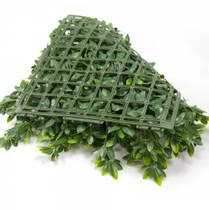 WHDY High Quality Decoration Faux Green Boxwood Panels Fence Hedge Backdrop Artificial Plant Grass Wall