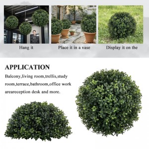 30/40CM Large Artificial Party Plant Ball Green Topiary Tree Boxwood Home Outdoor Decoration Plants Plastic Grass Ball