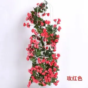 Hanging Plant Flowers Rattan Fake Vines Ivy Leaves Artificial Ivy Garland Greenery Vines Aesthetic Silk Ivy Vines 3 buyers