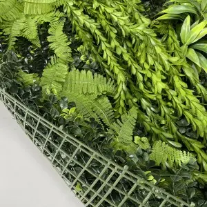 40″x40″ Artificial Hedge Grass Wall, UV Protected Privacy Fence Screen