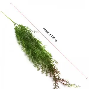 Greenery Ferns green leaves Fake hanging vine Pine Needle garland wall decoration