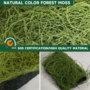 Faux moss plant wall green moss grass turf artificial moss mat for Bonsai/wall decoration