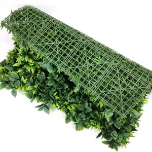 Artificial Boxwood Panels Topiary Hedge Plant UV Protected Privacy Screen Outdoor Indoor Use Garden Fence Artificial Grass wall