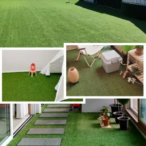 High Quality New Artificial China Landscape Fake Grass Synthetic Green Turf Grass Price Artificial Lawn Supplier For Sale