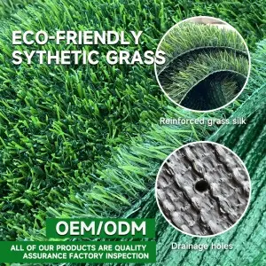 Customized Sizes Artificial Grass Turf Indoor Outdoor Garden Lawn Landscape Balcony Synthetic Turf Mat – Thick Fake Grass Pet Pad