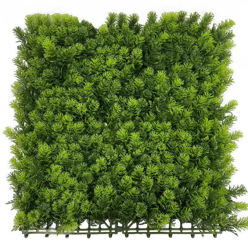 DYG Designed vertical garden hedge fence wall artificial living green plant wall for Party Wedding Wall Decorations Featured Image