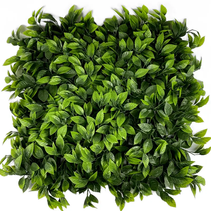 Fake Decorative Outdoor Panels Grass Fence Artificial Hedge Landscape Plant Green Leaf Wall Panels Best Selling Featured Image