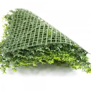 Artificial Plant Wall Vertical Garden Plastic Plant 20inch Hedge Wall Boxwood Hedge Panel Home Decoration