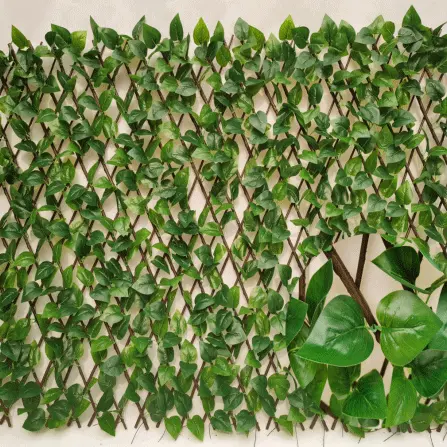 Expandable Faux Privacy Fence, Artificial Fake Ivy Fence For Home Decoration, Fencing Panel (1)