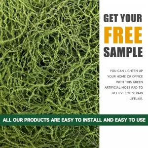 Faux moss plant wall green moss grass turf artificial moss mat for Bonsai/wall decoration