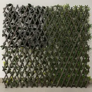 Garden Privacy Screen,Wall Greenery Backdrop Decor Faux Fence Mat,Adjustable for Courtyard