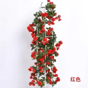 Hanging Plant Flowers Rattan Fake Vines Ivy Leaves Artificial Ivy Garland Greenery Vines Aesthetic Silk Ivy Vines 3 buyers