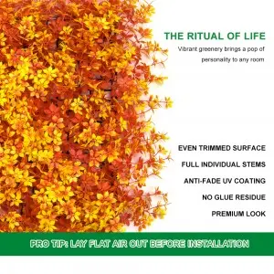 Red Maple Leaf Decorative Hanging Artificial Plant Grass Wall Green Leaf For Decoration