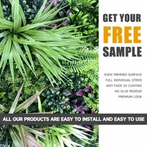 Artificial Plant Wall Panels, 20″x 20″ Boxwood Hedge Wall Panels with UV Protection, Privacy Screen Fence, Greenery Wall Backdrop for Indoor Outdoor Garden Fence Backyard Decor