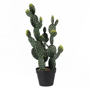 Tropical desert green plants indoor plastic plant artificial succulent cactus plants with potted for home decor